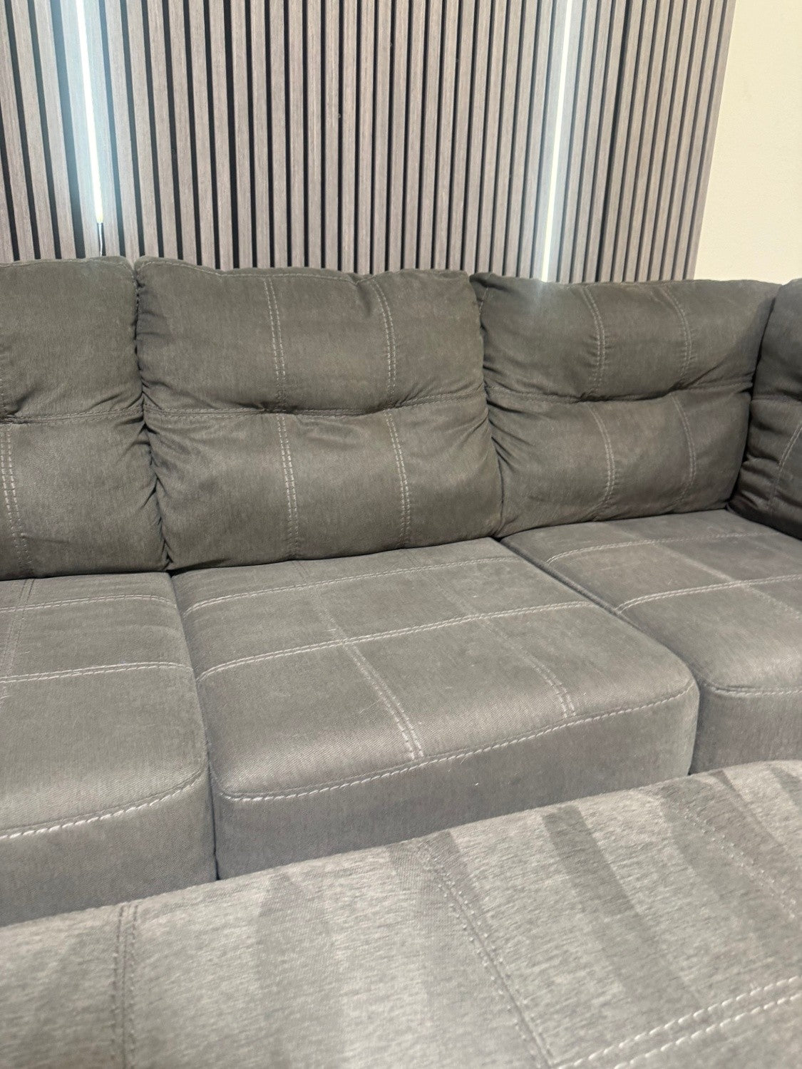 60% OFF Meier Sectional sofa with Ottoman – Certified Clean + Free OC Delivery