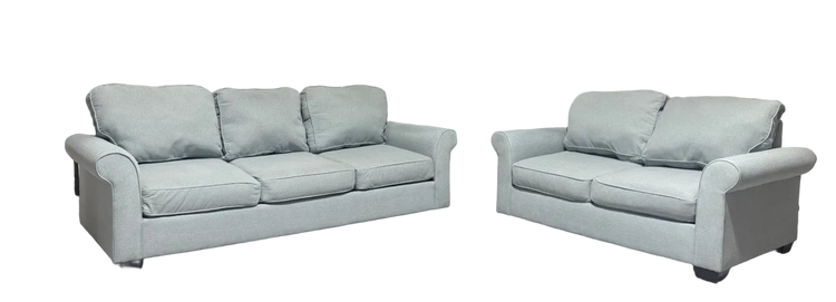Living Spaces Sofa and Loveseat Set