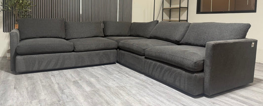 80% OFF Crate and Barrel Deep Lounge Sectional Sofa  –  Certified Clean + Free OC Delivery