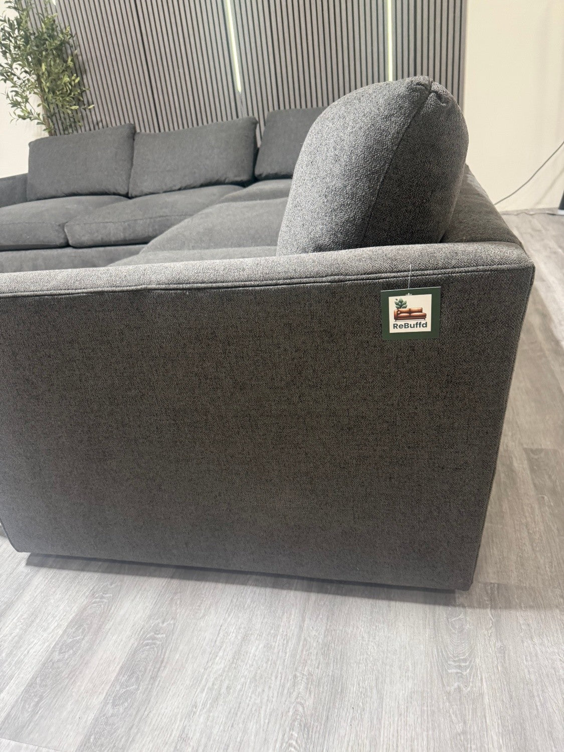 80% OFF Crate and Barrel Deep Lounge Sectional Sofa  –  Certified Clean + Free OC Delivery