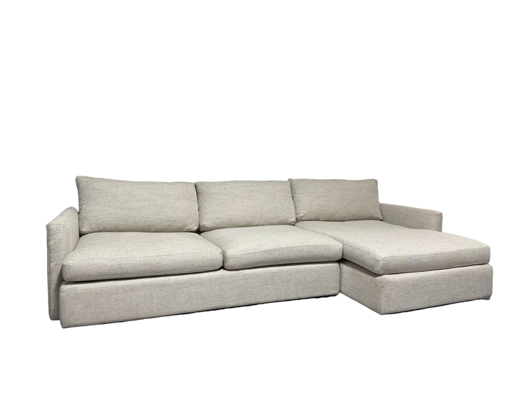 Crate and Barrel Lounge 2 Piece Sectional Sofa