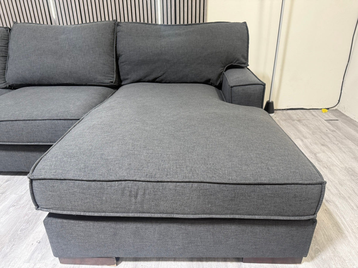 Ashley Gamaliel Navy Sectional with Chaise