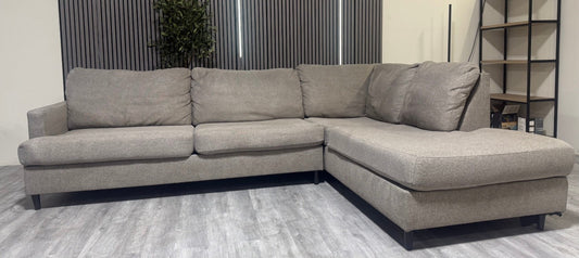 60% OFF Santasia Sectional Sofa with Chaise  –  Certified Clean + Free OC Delivery