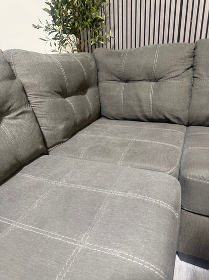 60% OFF Meier Sectional sofa with Ottoman  –  Certified Clean + Free OC Delivery