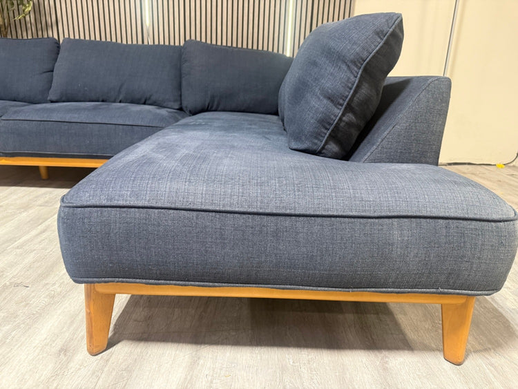 Macy's Jolene MCM Sectional Sofa