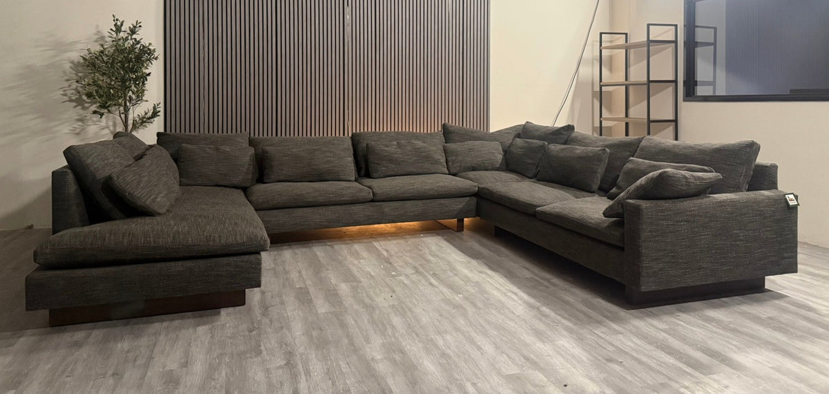 70% OFF West Elm Harmony Sectional Custom Sectional Sofa –  Certified Clean + Free OC Delivery