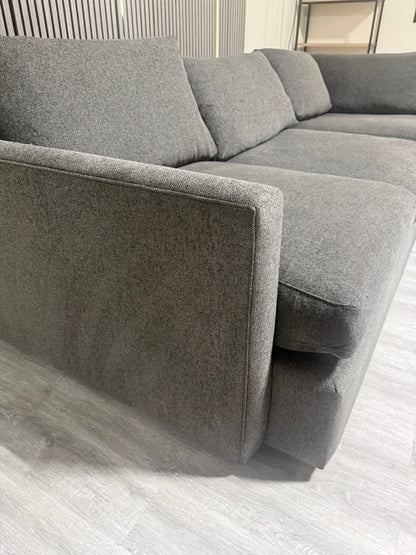 80% OFF Crate and Barrel Deep Lounge Sectional Sofa  –  Certified Clean + Free OC Delivery