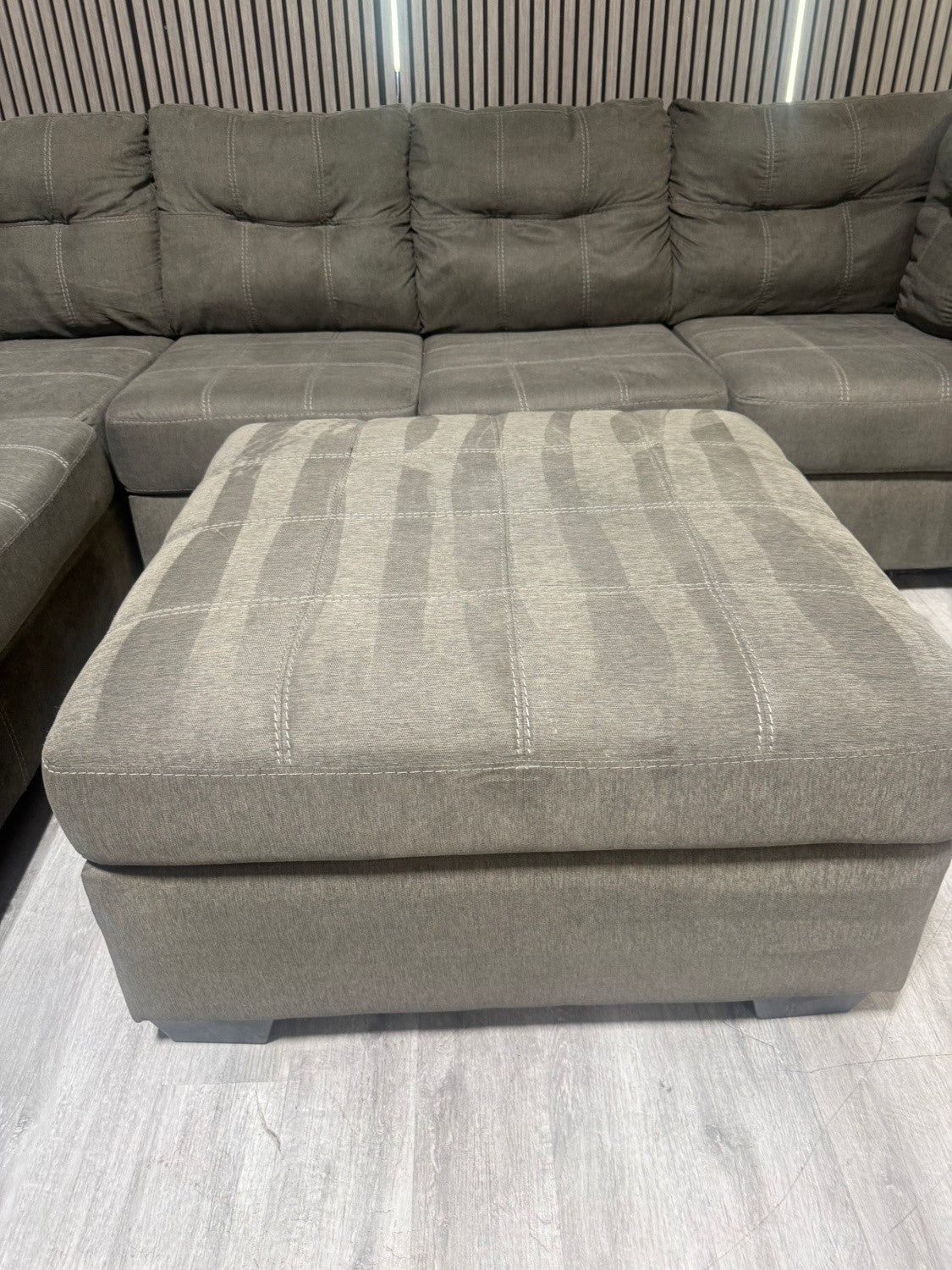 60% OFF Meier Sectional sofa with Ottoman  –  Certified Clean + Free OC Delivery