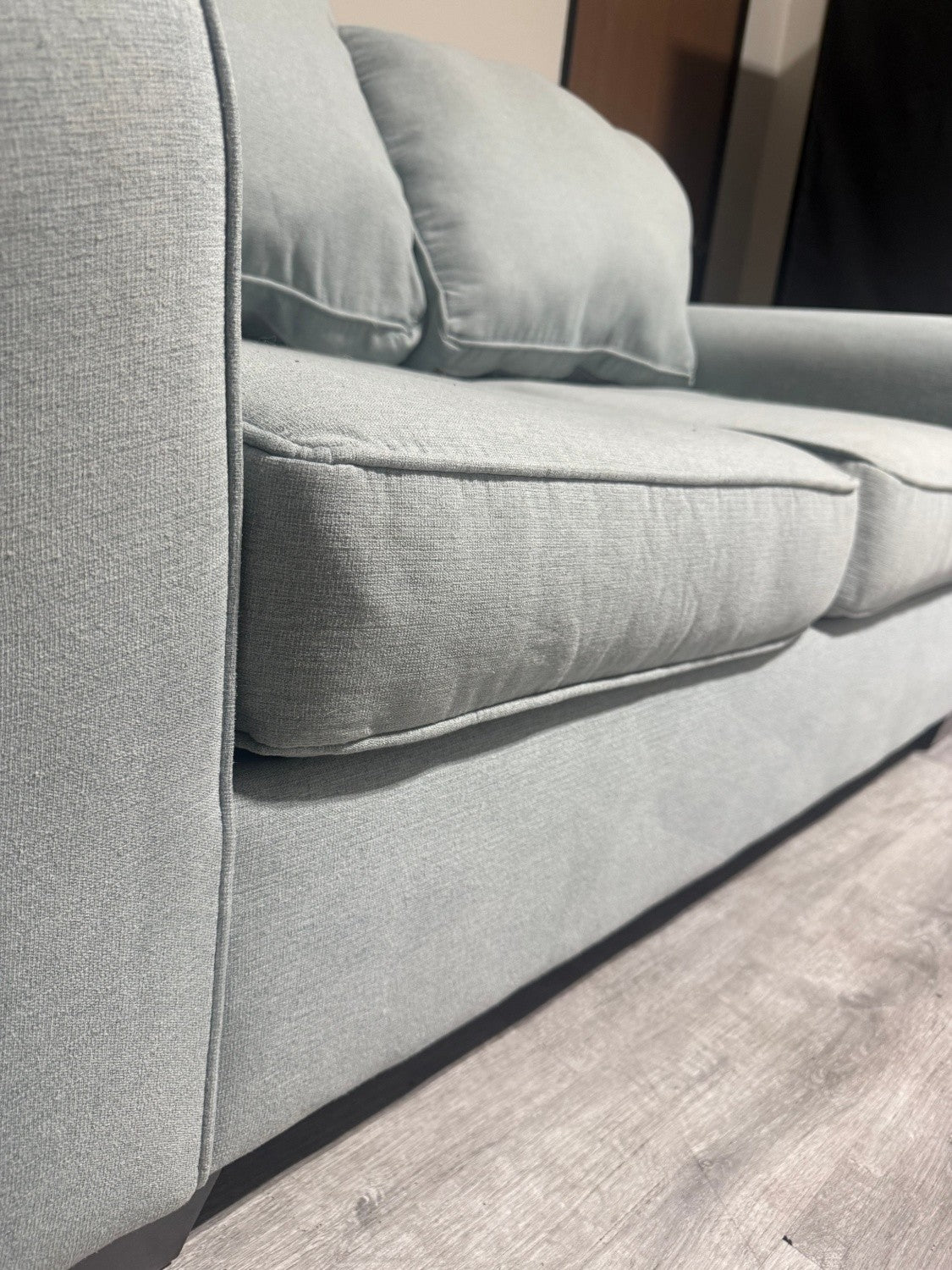 65% OFF Light Blue Sofa and Loveseat Set –  Certified Clean + Free OC Delivery