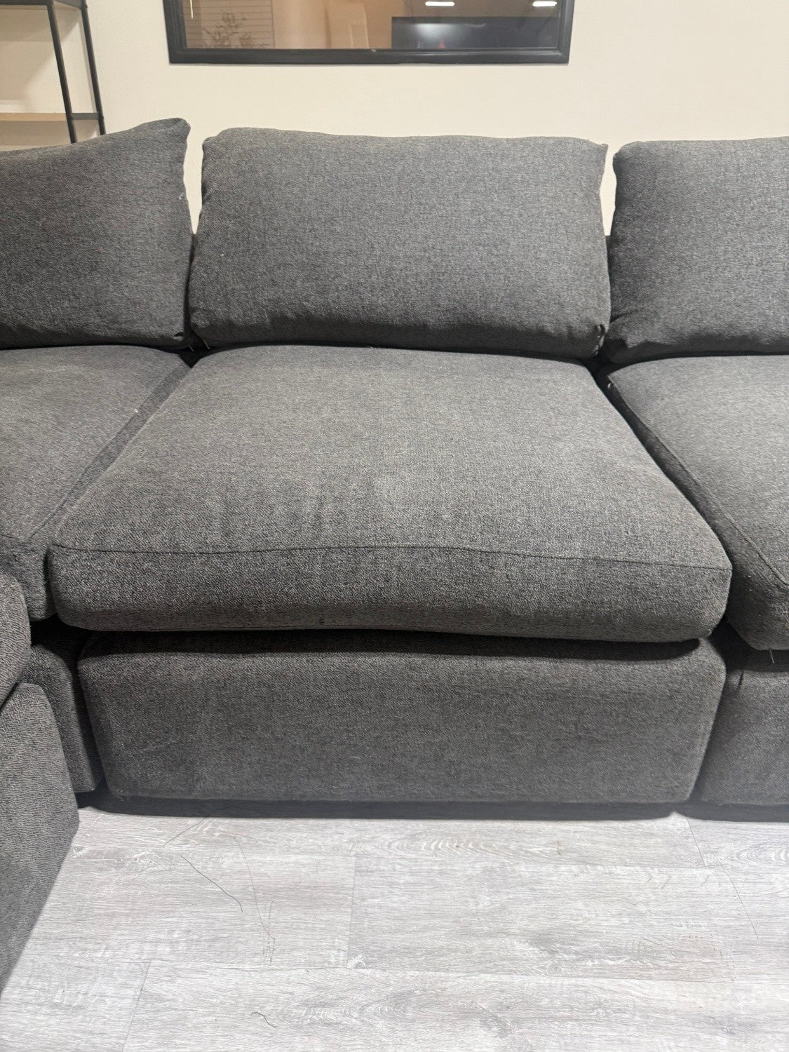 80% OFF Crate and Barrel Deep Lounge Sectional Sofa  –  Certified Clean + Free OC Delivery