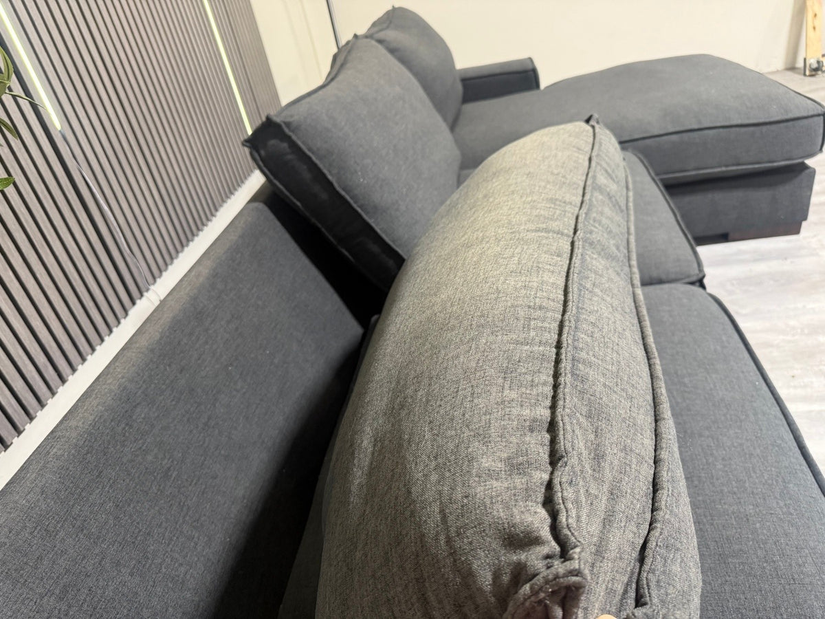 Ashley Gamaliel Navy Sectional with Chaise