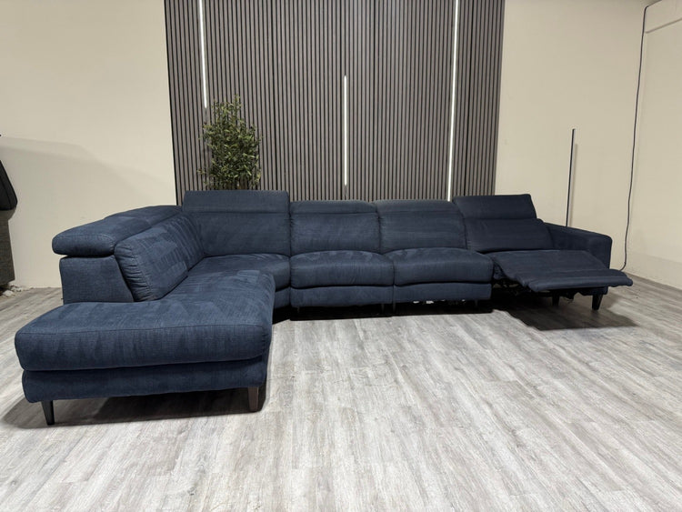 Millie Reclining 5 Piece Sectional - Adjustable Headrests