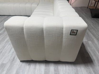Meredith Baer Custom Channeled High Quality Sectional Sofa – Retails ≈ $10,000+ –  Certified Clean + Free OC Delivery