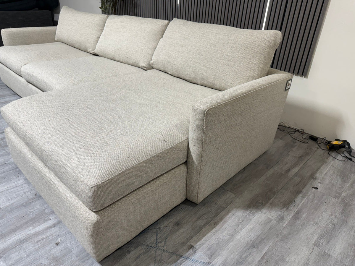 Crate and Barrel Lounge 2 Piece Sectional Sofa