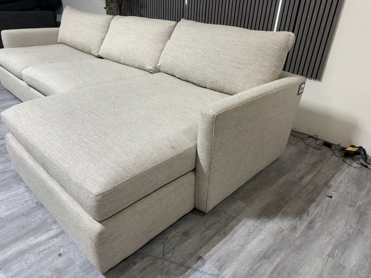 Crate and Barrel Lounge 2 Piece Sectional Sofa