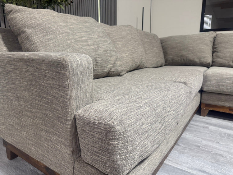 Ashley Gray Corner Sectional Sofa