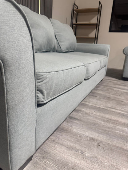 65% OFF Light Blue Sofa and Loveseat Set –  Certified Clean + Free OC Delivery
