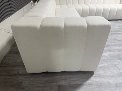 Meredith Baer Custom Channeled High Quality Sectional Sofa – Retails ≈ $10,000+ –  Certified Clean + Free OC Delivery